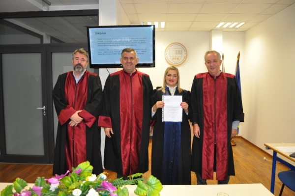 Vesna Švancer odbranila magistarski rad