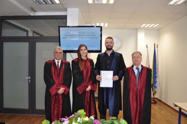 Sead Gljiva odbranio magistarski rad