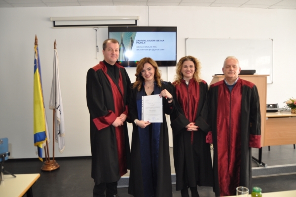 Selma Brajić uspješno odbranila doktorski rad